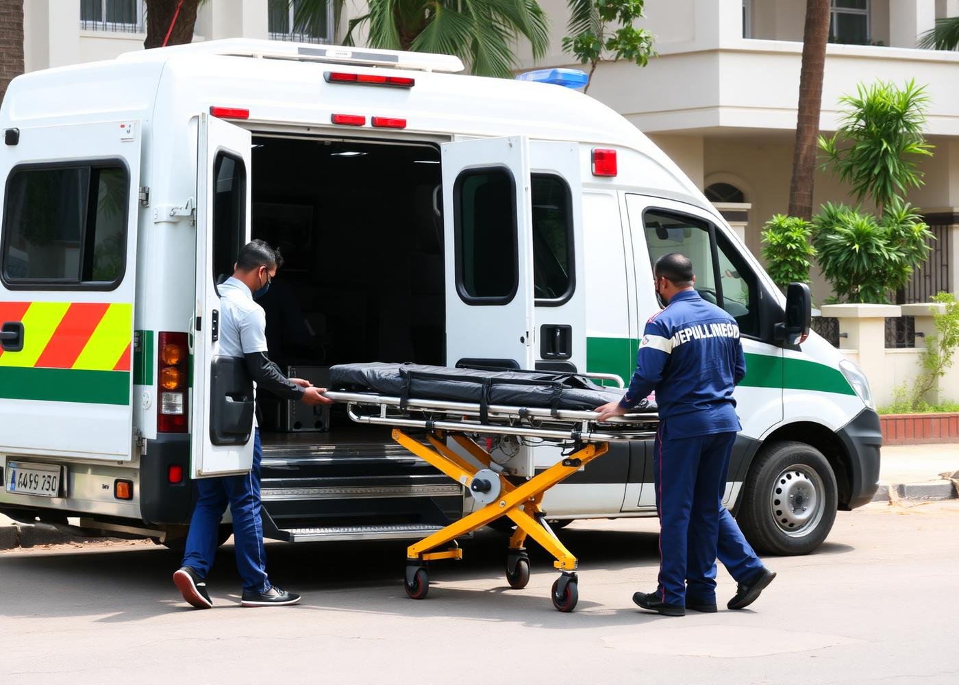 Ambulance Services provided at home by ADHANA